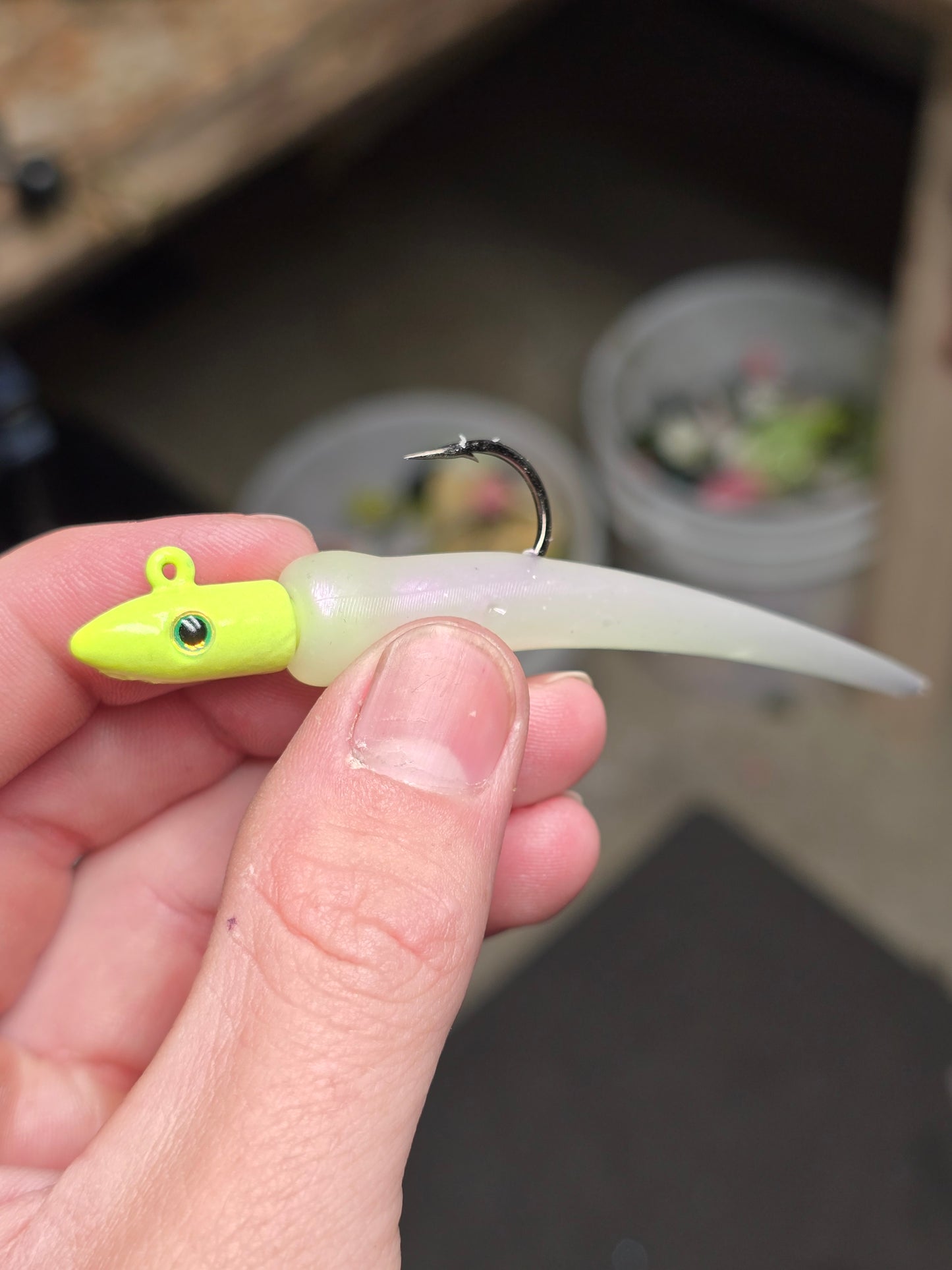 2.5" ghost smelt 8PACK