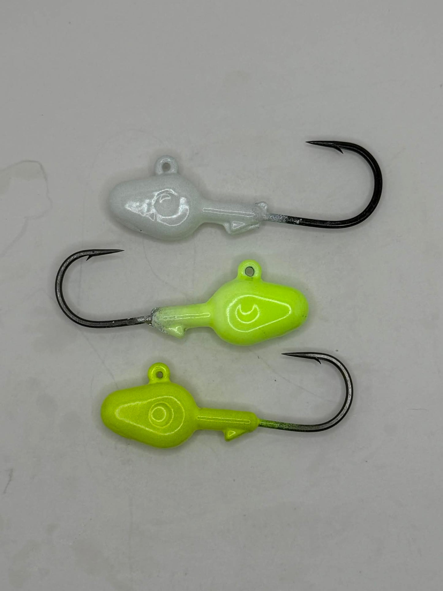 Flat minnow head jig 4PACK