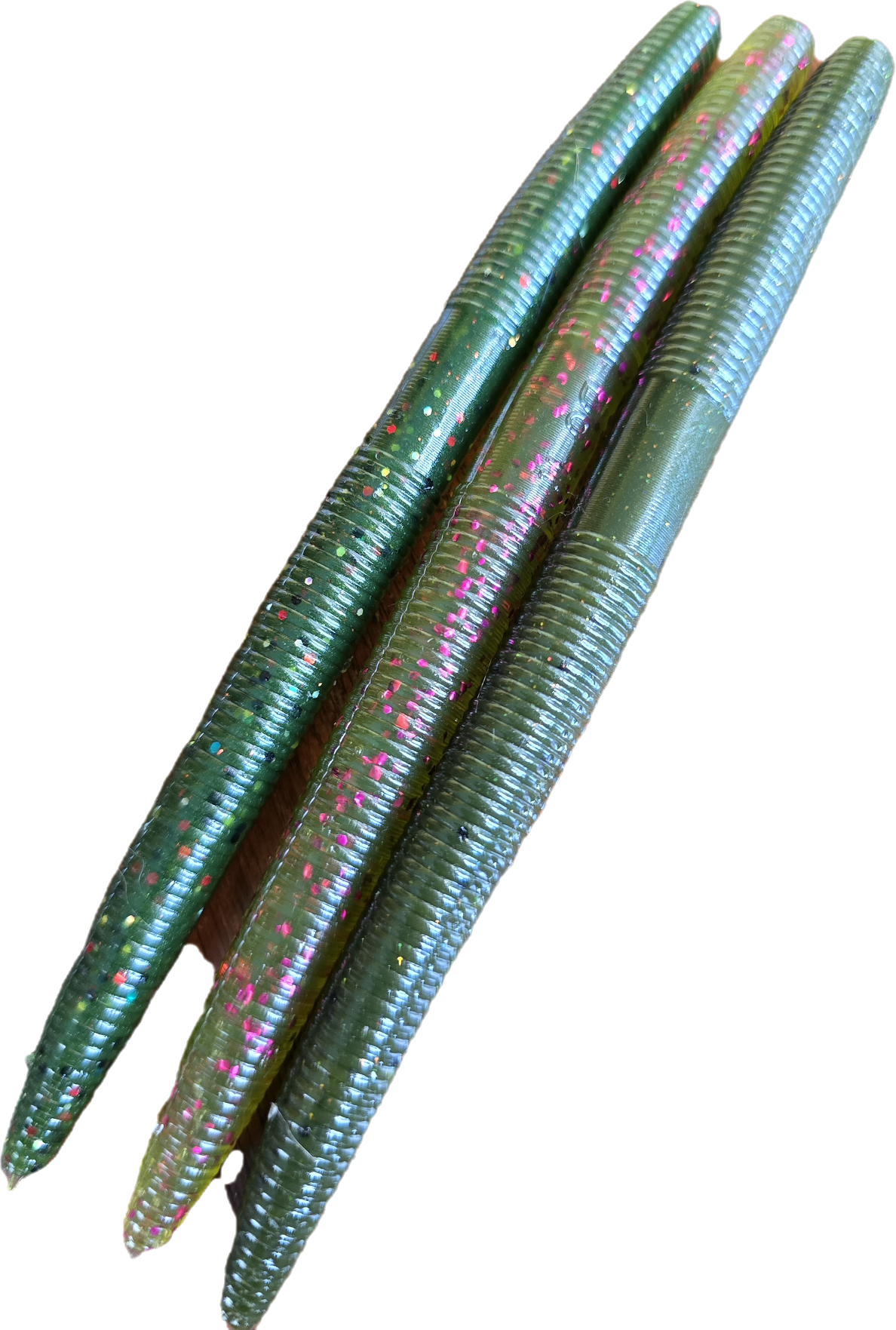 Classic rubber worm 5" or 6" 8PK
