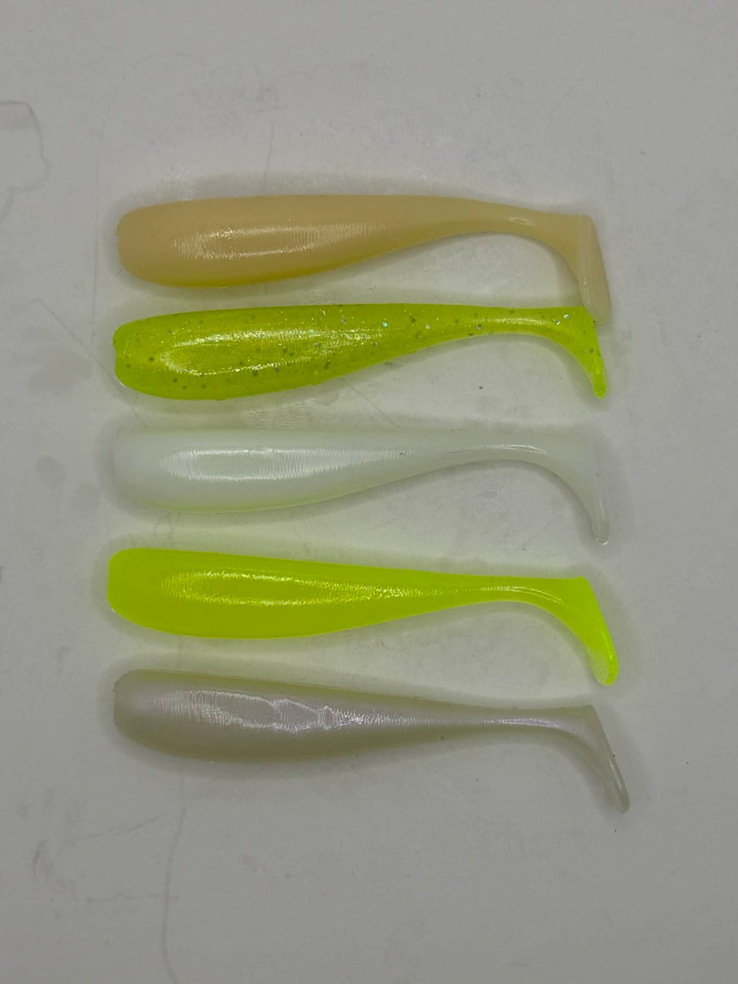 3 inch husky paddle tail 6PACK