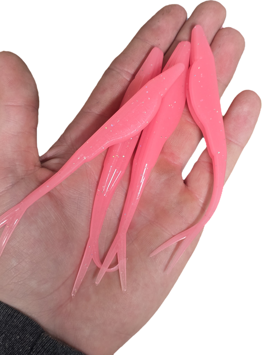 5" fork fluke jerk bait 4PACK