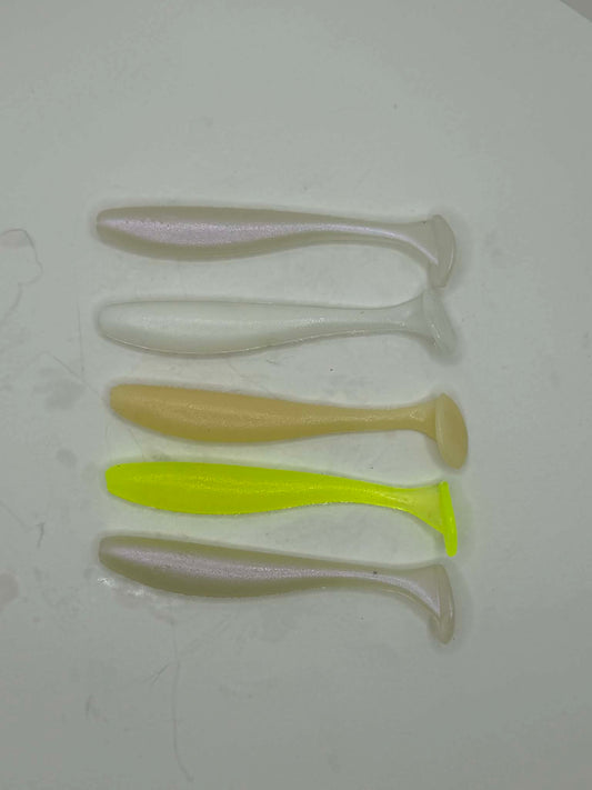 3.5 inch paddle tail 6PACK